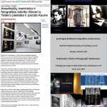 ArtNews Lithuania: American artist and photography historian Steven Yates lecture and exhibition in Kaunas. Three-lecture series “Intersections: Proto Modern Histories into the New Century” presented at the Vytautas Magnus University