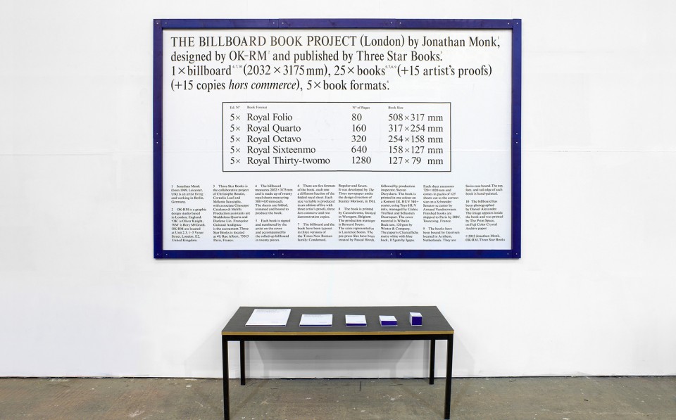 Jonathan Monk_The Billboard Book Project